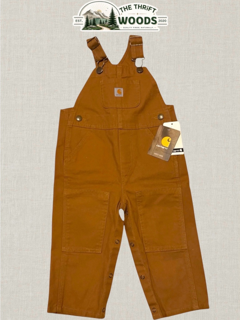 (2) Carhartt Classic Overalls NWT